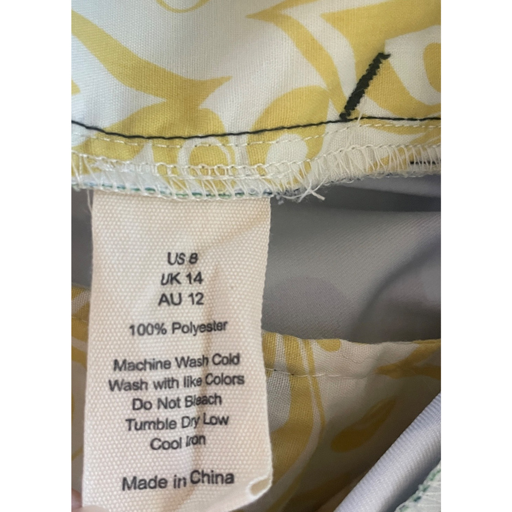 LOUDMOUTH Ladies Golf Trip Size US 8 Multi Activewear Front Zip Bermuda Shorts - Picture 7 of 8